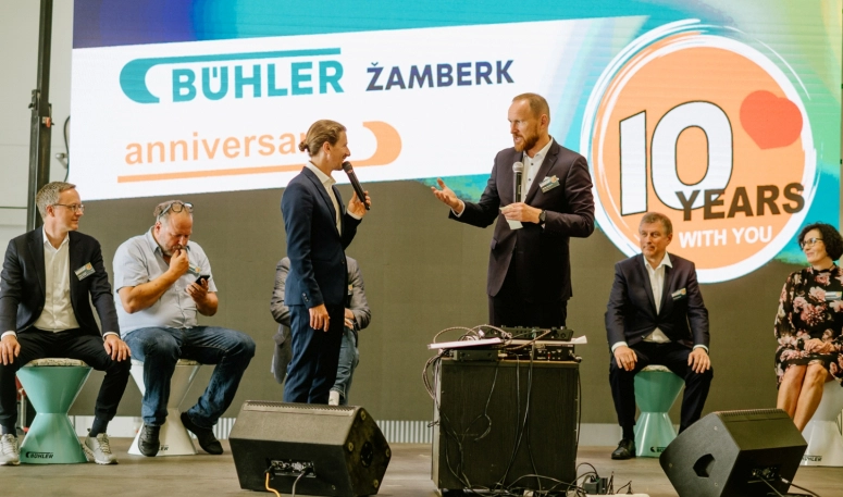 Bühler is celebrating its 10th anniversary in Žamberk
