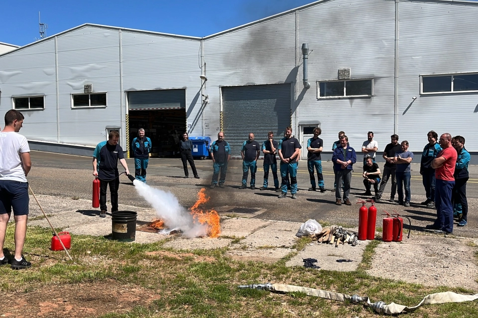 Zkouška hasicích přístrojů a hydrantů - 3