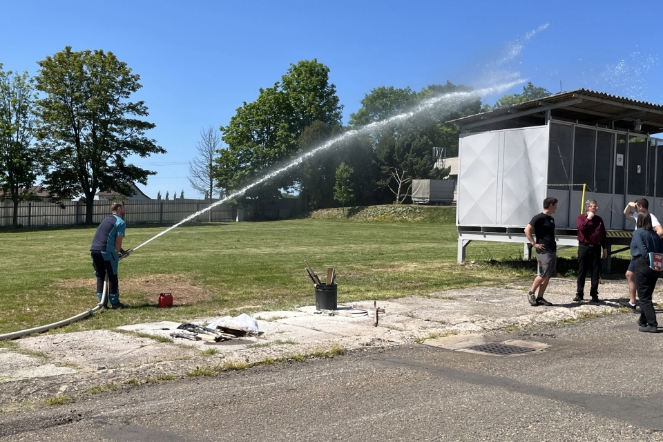 Zkouška hasicích přístrojů a hydrantů - 6